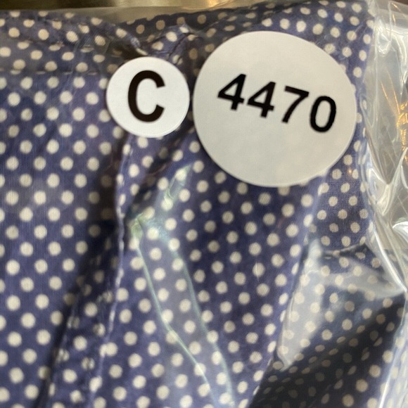 Scotch & Soda LARGE Shirt Button Down Front Blue Polka Dot Cotton Classic READ‎ - Picture 14 of 14